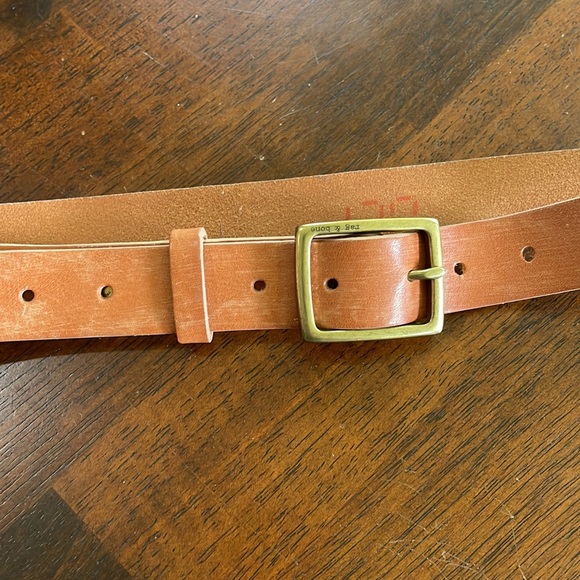 Rag & bone leather belt (sz xs) - Picture 2 of 8
